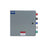 Power Assemblies Camlock Con Box, Right 90°, Double Set Screw, 400 Amps, 347/600 Volts, Female, Red/Blk/Blu/Wht/Grn