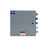 Power Assemblies Camlock Con Box, Right 90°, Threaded Post, 400 Amps, 347/600 Volts, Female, Red/Blk/Blu/Wht/Grn