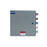 Power Assemblies Camlock Con Box, Right 90°, Threaded Post, 400 Amps, 347/600 Volts, Male, Red/Blk/Blu/Wht/Grn