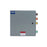 Power Assemblies Camlock Con Box, Right 90°, Double Set Screw, 400 Amps, 480 Volts, Female, Brn/Org/Yel/Grn