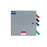Power Assemblies Camlock Con Box, Right 45°, Threaded Post, 400 Amps, 600 Volts, Female, Red/Blk/Blu/Grn
