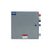 Power Assemblies Camlock Con Box, Right 90°, Double Set Screw, 400 Amps, 600 Volts, Female, Red/Blk/Blu/Grn