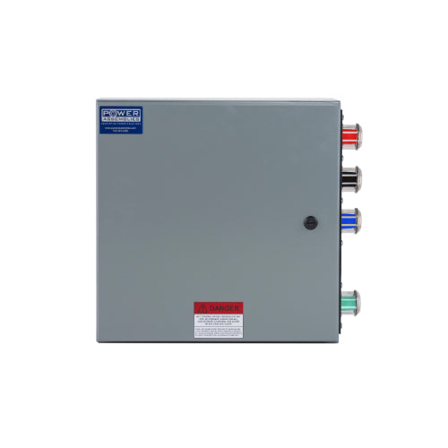 Power Assemblies Camlock Con Box, Right 90°, Double Set Screw, 400 Amps, 600 Volts, Female, Red/Blk/Blu/Grn