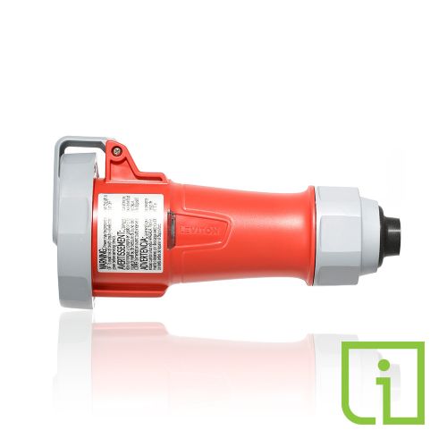 30 Amp, 480 Volt 3-Phase IEC Pin & Sleeve Connector with Screwless Clamp Assembly and Inform Technology