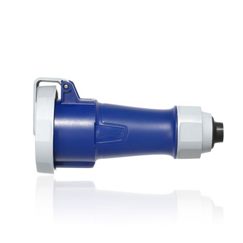 30 Amp, 250 Volt 3-Phase IEC Pin & Sleeve Connector with Screwless Clamp Assembly