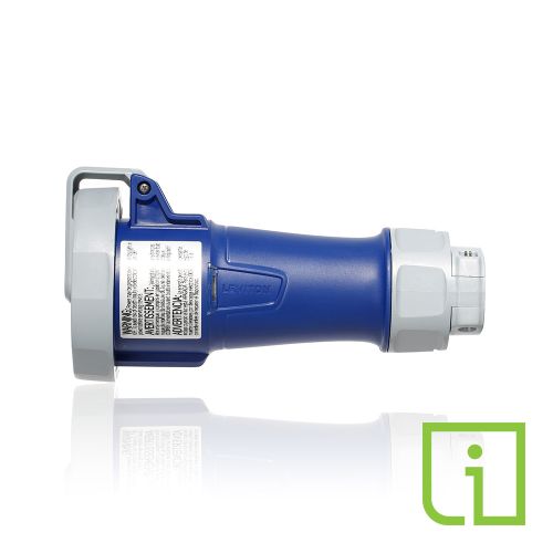 30 Amp, 250 Volt 3-Phase IEC Pin & Sleeve Connector with Inform Technology