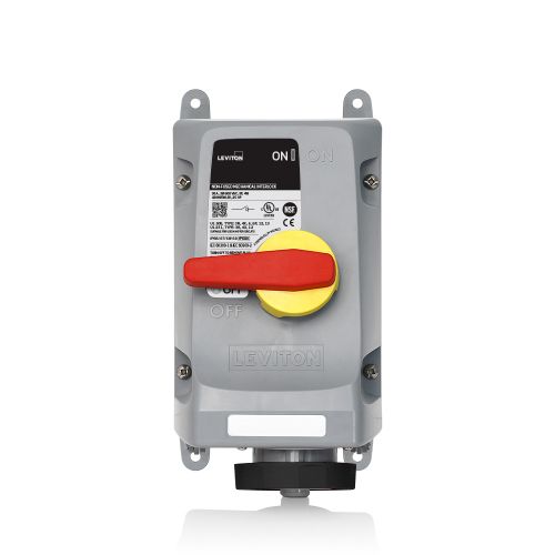 30 Amp, 600 Volt, 3-Phase, Non-Fused Pin & Sleeve Mechanical Interlock