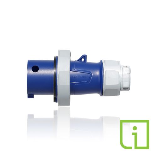 30 Amp, 250 Volt 3 Phase IEC Pin & Sleeve Plug with Inform Technology