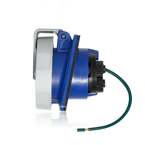 30 Amp, 250 Volt 3-Phase IEC Pin & Sleeve Receptacle