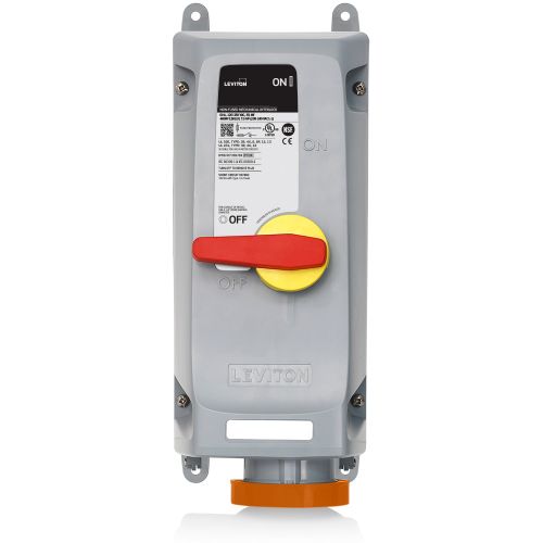 60 Amp, 125/250 Volt, Non-Fused Pin & Sleeve Mechanical Interlock