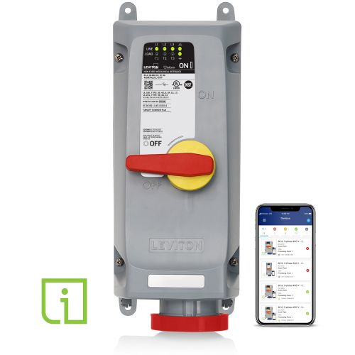 60 Amp 480 Volt 3 Phase Mechanical Interlock with Local and Remote Monitoring Technology