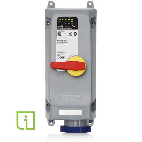 60 Amp 240 Volt 3 Phase Mechanical Interlock with Local Monitoring Technology