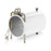 Leviton 57 Series Single Pole Rhino-Hide High Amp In-Line Coupler-WT