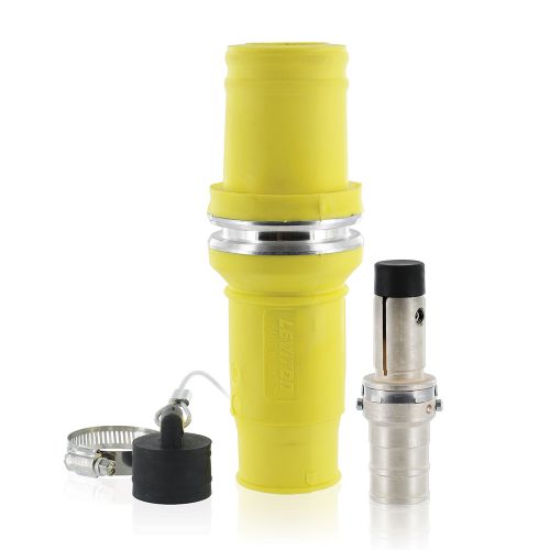 Leviton Manufacturing Company 49 Series Single Pole Male Connector,444 MCM Cable,796A-YL