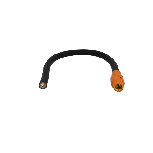 Power Assemblies Pig Tails 400A Type W Series 16 Female / Blunt 4' Orange