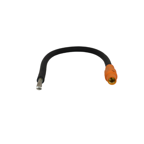 Power Assemblies Pig Tails 400A Type W Series 16 Female /Tinned Cdr 4' Orange