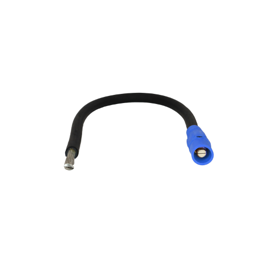 Power Assemblies Pig Tails 400A Type W Series 16 Male / Tinned Cdr 4' Blue
