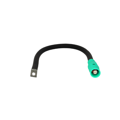 Power Assemblies Pig Tails 400A Type W Series 16 Male / Lug 4' Green