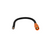 Power Assemblies Pig Tails 400A Type W Series 16 Male / Blunt 4' Orange