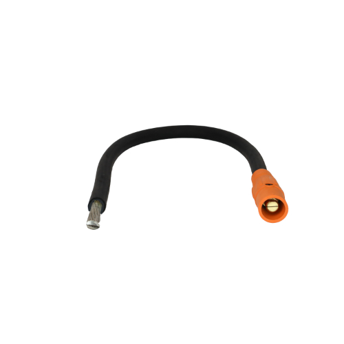Pig Tails 400A 4/0 Type W Series 16 Male/Tinned 4' Orange