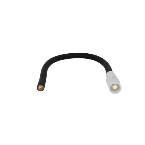 Power Assemblies Pig Tails 400A Type W Series 16 Male / Blunt 4' White