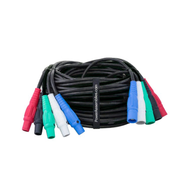 5 Wire Banded Set (4) #2 SC, Black (1) #6 SC Black
