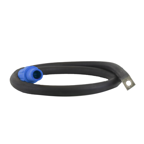 Power Assemblies Pig Tails 400A Type W Series 16 Female / Lug 5' Blue