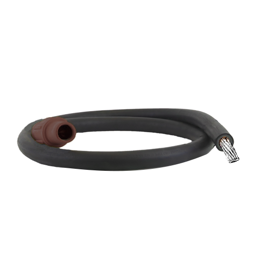 Power Assemblies Pig Tails 400A Type W Series 16 Female / Tinned Cdr 5' Brown