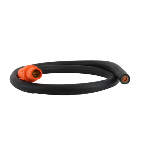 Power Assemblies Pig Tails 400A Type W Series 16 Female / Blunt 5' Orange