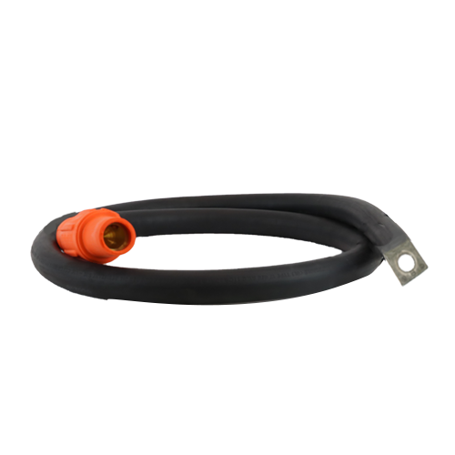 Power Assemblies Pig Tails 400A Type W Series 16 Female / Lug 5' Orange