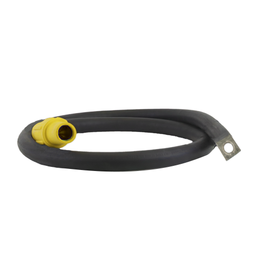 Power Assemblies Pig Tails 400A Type W Series 16 Female / Lug 5' Yellow