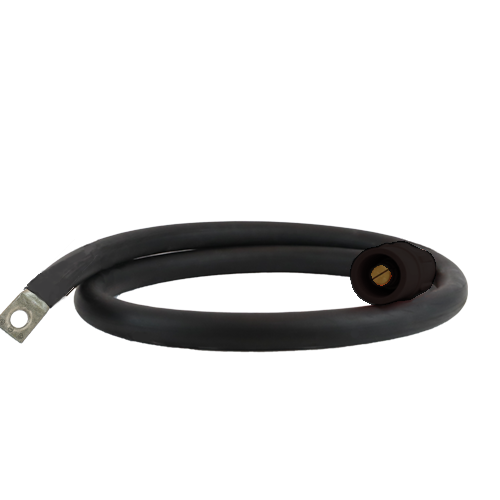 Power Assemblies Pig Tails 400A Type W Series 16 Male / Lug 5' Black