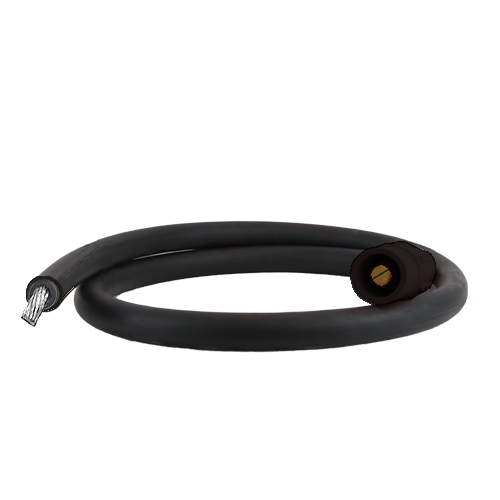Power Assemblies Pig Tails 400A Type W Series 16 Male / Tinned Cdr 5' Black