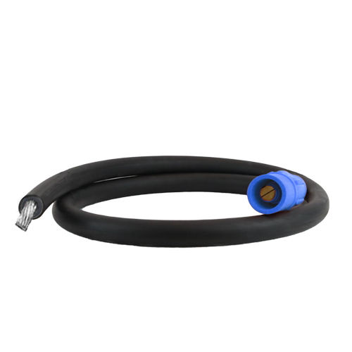 Power Assemblies Pig Tails 400A Type W Series 16 Male / Tinned Cdr 5' Blue
