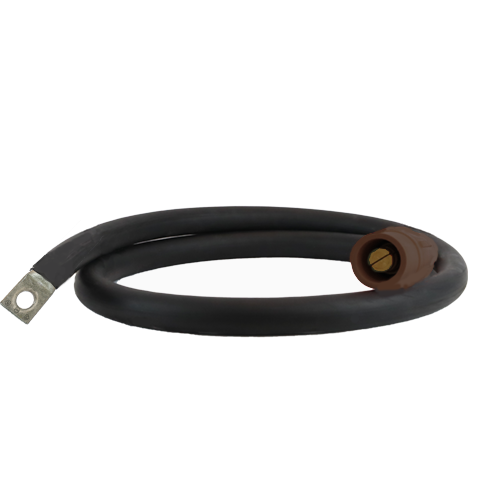 Power Assemblies Pig Tails 400A Type W Series 16 Male / Lug 5' Brown