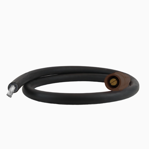 Power Assemblies Pig Tails 400A Type W Series 16 Male / Tinned Cdr 5' Brown