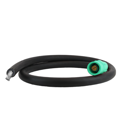 Power Assemblies Pig Tails 400A Type W Series 16 Male / Tinned Cdr 5' Green