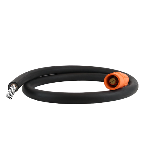 Power Assemblies Pig Tails 400A Type W Series 16 Male / Tinned Cdr 5' Orange