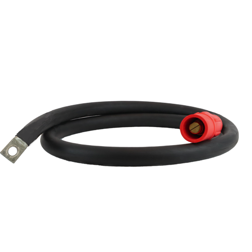 Pig Tails 400A 4/0 Type W Series 16 Male / Lug 5' Red