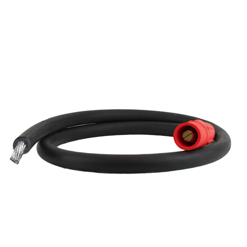 Power Assemblies Pig Tails 400A Type W Series 16 Male / Tinned Cdr 5' Red