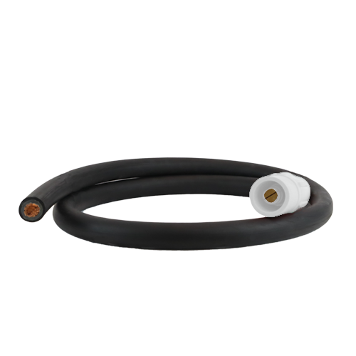 Power Assemblies Pig Tails 400A Type W Series 16 Male / Blunt 5' White