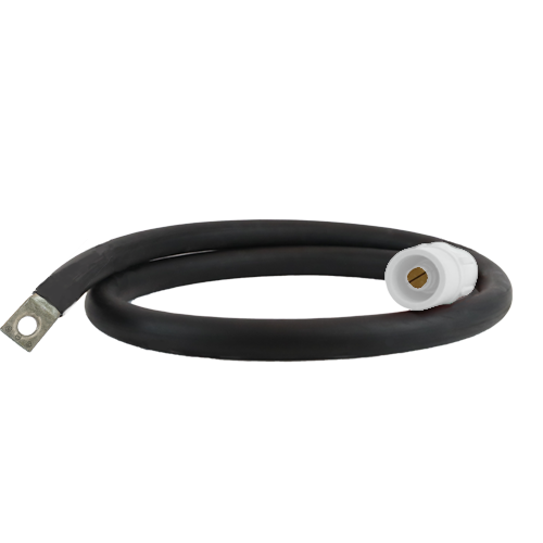 Power Assemblies Pig Tails 400A Type W Series 16 Male / Lug 5' White