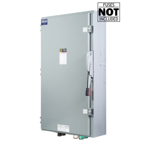 Camlock Connection Switch 600A, Single-Throw, Fusible, NEMA 3R