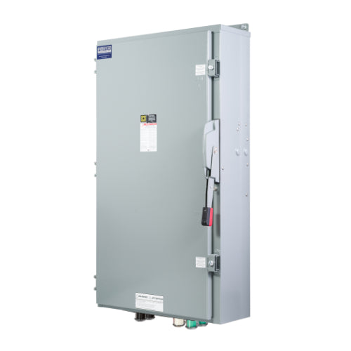 Cam Lock Connection Switch 600A, Single-Throw, Non-Fusible, Non-Switched Neutral, Cams to Source, 120V