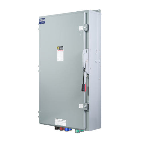 Cam Lock Connection Switch 600A, Single-Throw, Non-Fusible, No Neutral, Cams to Load, 208V