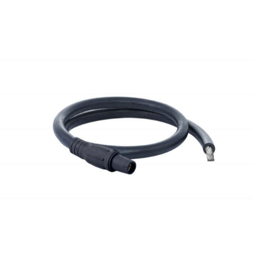 Power Assemblies Pig Tails 400A Type W Series 16 Female / Tinned Cdr 6' Black