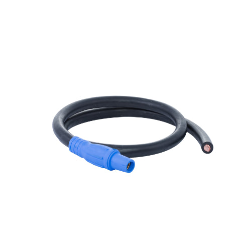 Power Assemblies Pig Tails 400A Type W Series 16 Female / Blunt 6' Blue