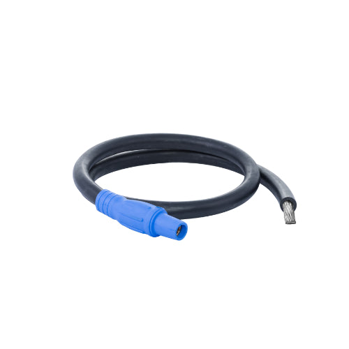 Power Assemblies Pig Tails 400A Type W Series 16 Female / Tinned Cdr 6' Blue