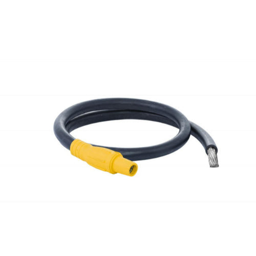 Power Assemblies Pig Tails 400A Type W Series 16 Female /Tinned Cdr 6' Yellow