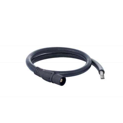 Pig Tails 400A 4/0 Type W Series 16 Male/Tinned 6' Black